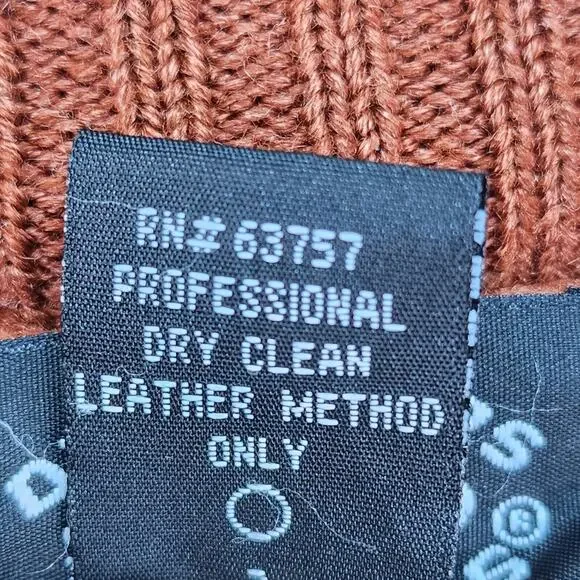 VTG Designer Studio Original XLARGE Sweater Leather Suede Jacket Brown Patchwork - Picture 16 of 16